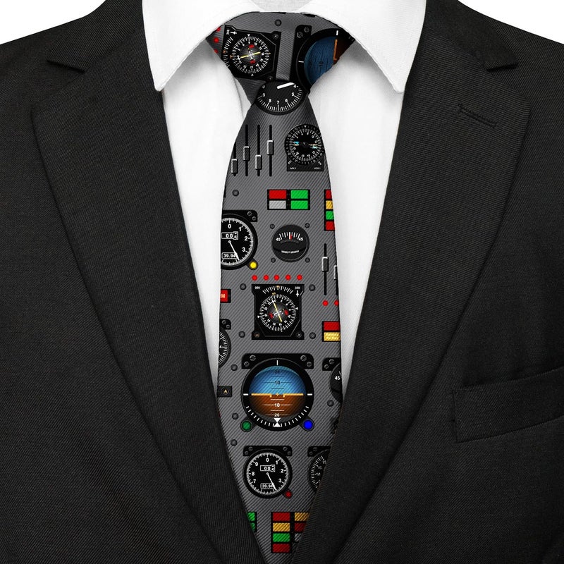 Guhothli Mens Funny Neckties Fashion Neck Ties Formal Party Novetly Tie for Men - Image 2
